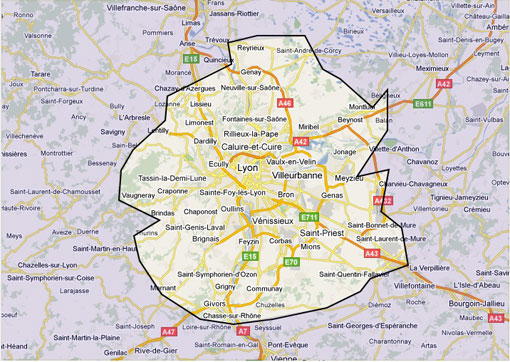 Zone d'intervention atout gaz