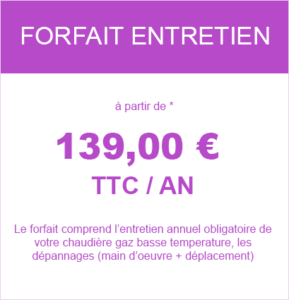 contrat entretien chaudière OERTLI