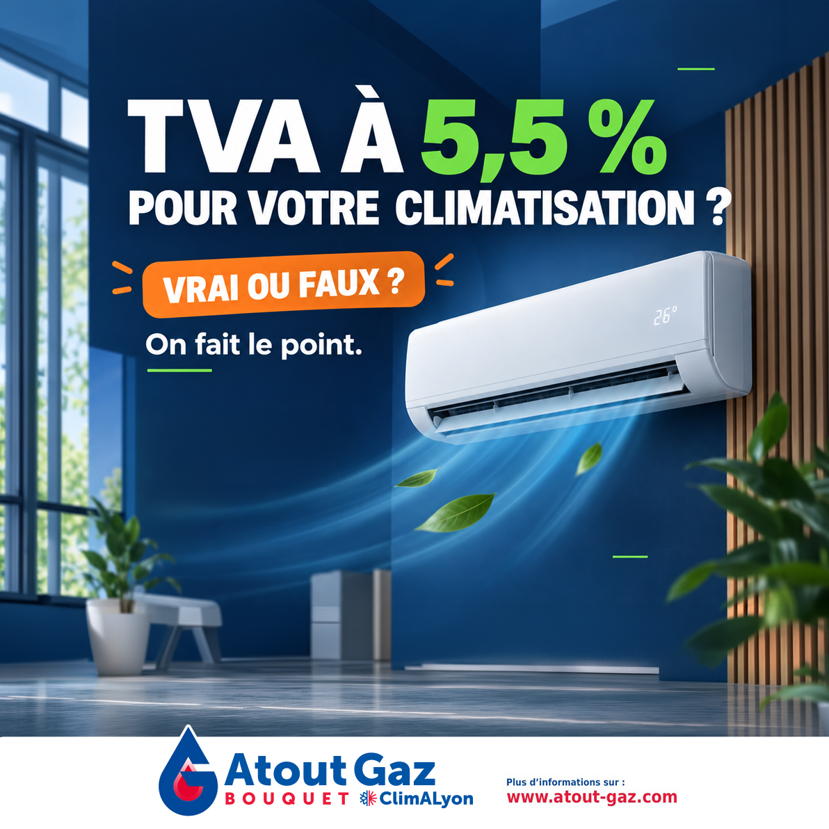 TVA 5,5 climatisation